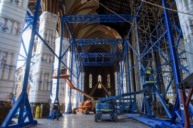 Restauración de la BasílicaMinisterio Obras Públicas